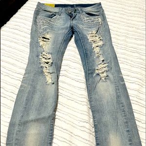 Rhinestone jeans